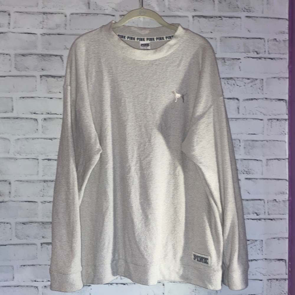 Victoria’s Secret PINK long sleeve sweatshirt and short sleeve top size M and L